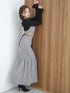 Back open houndstooth ensemble